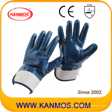 Защитные нитриловые трикотажные перчатки для промышленной безопасности с защитной манжетой (53004)